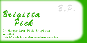 brigitta pick business card